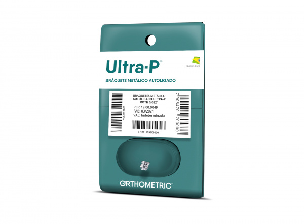 Брекет ортодонтический металлический Orthometric ОРТОКЛИП СЛБ УЛЬТРА-П/ORTHOCLIP SLB ULTRA-P 10.46.2211 Рот/Roth 0,022 (1шт/уп.)