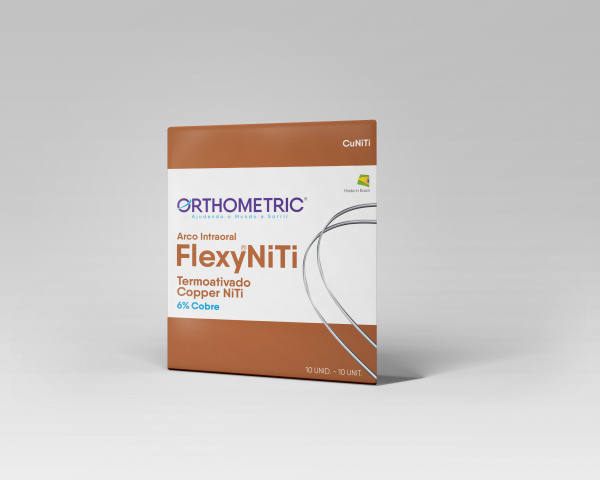 Дуга 52.47.2517 ФЛЕКСИ НИТИ КОППЕР АЛХ/FLEXY NITI COPPER ALX для нижних зубов, прямоугольное сечение, размер 0,017*0,025 - 10 шт. в упаковке