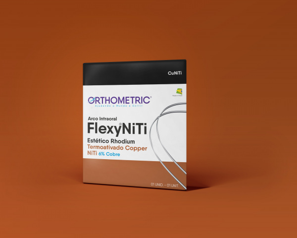 Дуга 52.48.1216 ФЛЕКСИ НИТИ КОППЕР АЛХ ЭСТЕТИК РП/FLEXY NITI COPPER ALX ESTHETIC RP для нижних зубов, прямоугольное сечение, размер 0,016*0,022 - 1 шт. в упаковке
